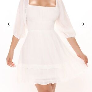 Fashion Nova White Dress